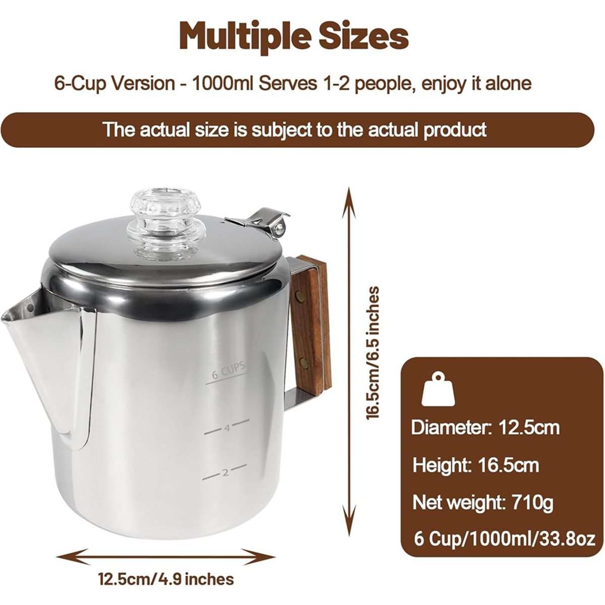 Perkolator na 6 filiżanek, dzb – Coffee Equipment For Camping recenzja i cena